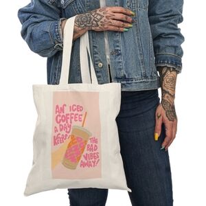 Iced coffee tote 🧡💖🧡💖